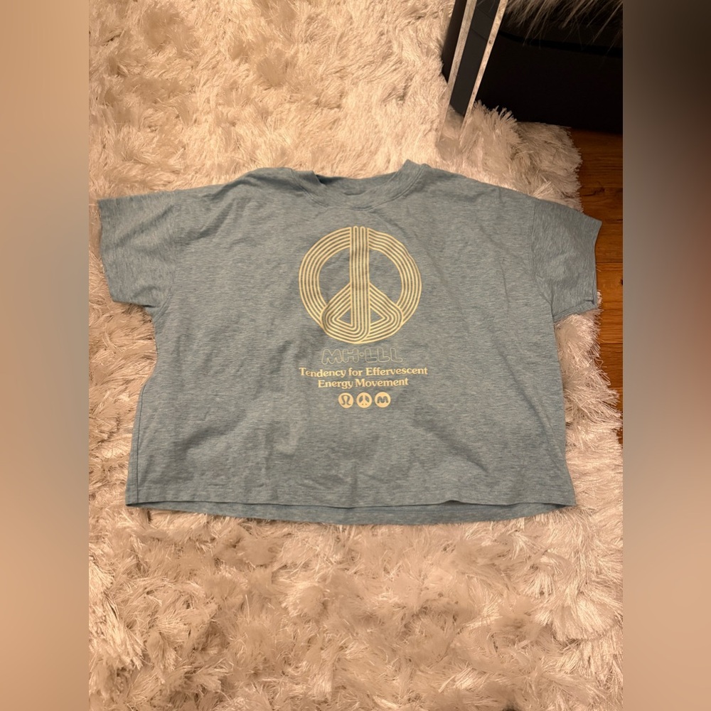 Madhappy x Lululemon blue workout tee/ Eversay tee! Barely worn.